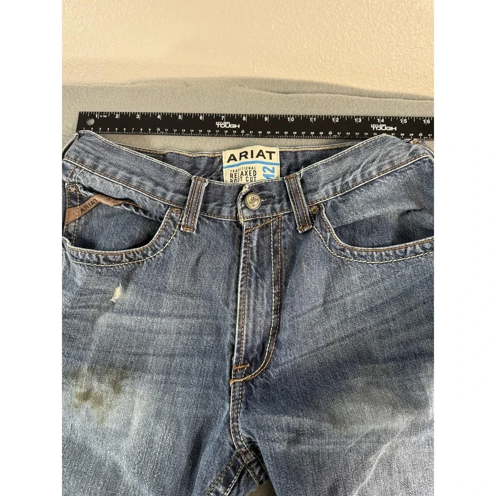 Ariat M2 Scoundrel Boot Jeans Mens 34x30 Med Wash Blue Relaxed Bootcut Denim
